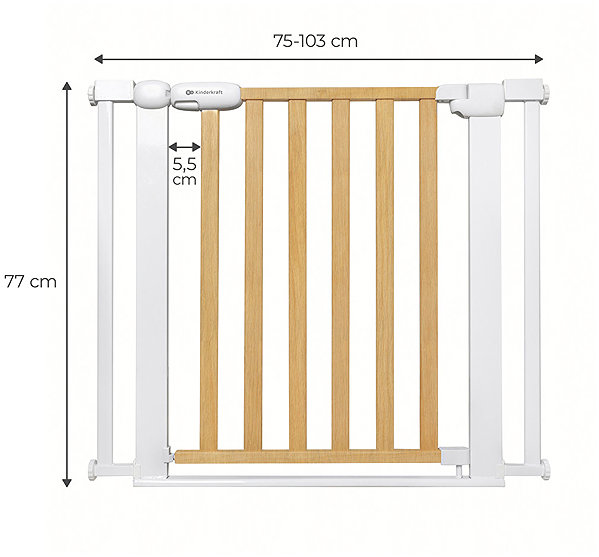 Babarács Kinderkraft Lock&Go wood ...