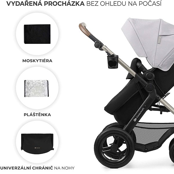 Baby Buggy Kinderkraft Moov 2 Air 3in1 Moonlight Grey ...