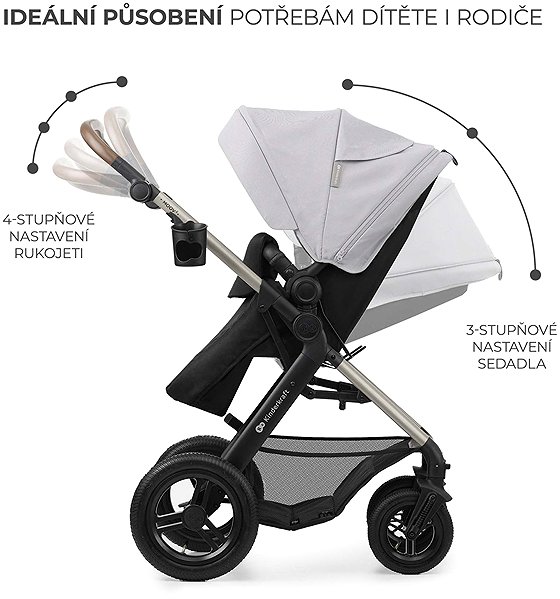 Baby Buggy Kinderkraft Moov 2 Air 3in1 Moonlight Grey ...