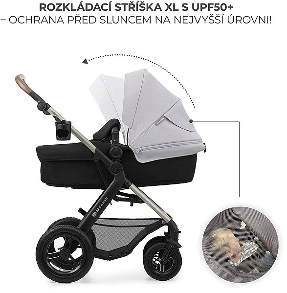 Baby Buggy Kinderkraft Moov 2 Air 3in1 Moonlight Grey ...