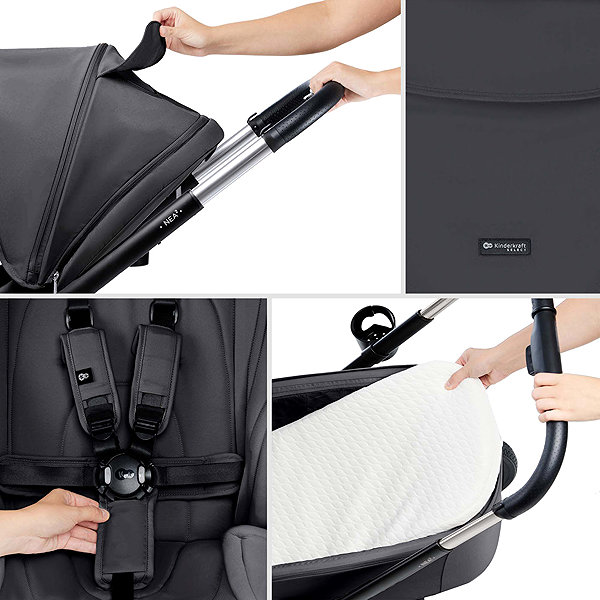 Baby Buggy Kinderkraft Nea 2 2in1 Dark Grey ...