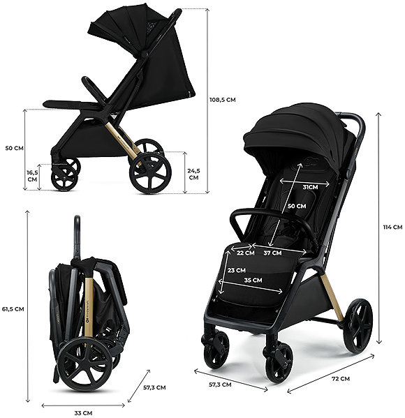 Baby Buggy Kinderkraft Loom Black ...