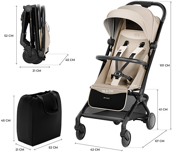 Baby Buggy Kinderkraft Select Pilot 2 Beige ...