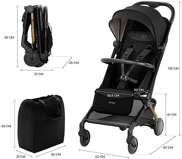 Baby Buggy Kinderkraft Select Pilot 2 Black ...