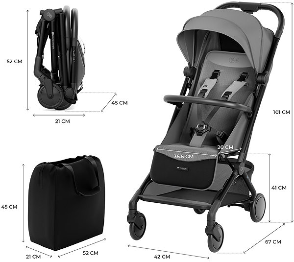 Baby Buggy Kinderkraft Select Pilot 2 Grey ...