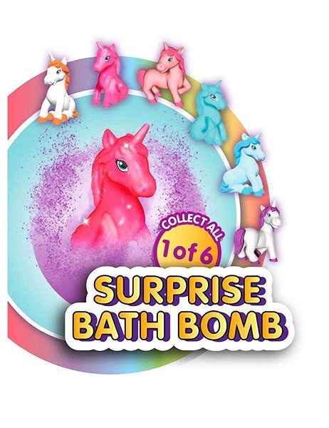 Simba Glibbi Unicorn water bomb with surprise bath bomb.