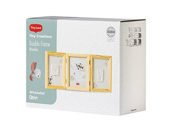 Tiny Love Double Frame Wooden Tiny Creations Fingerprint Set .