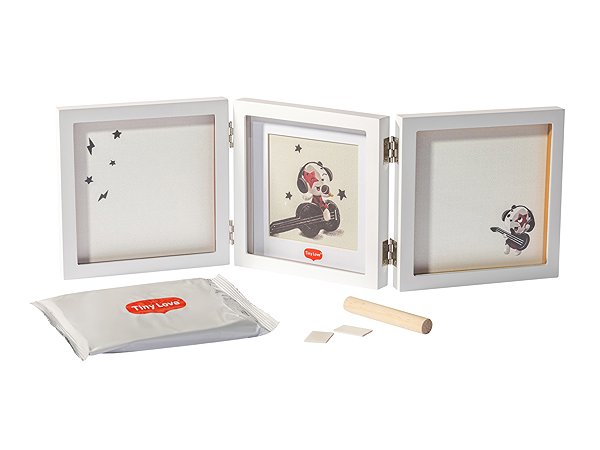 Tiny Love Double Frame White Fingerprint Set Tiny Creations .