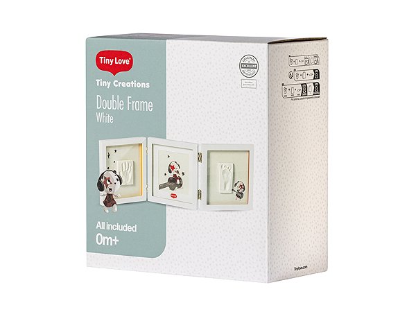 Tiny Love Double Frame White Fingerprint Set Tiny Creations .