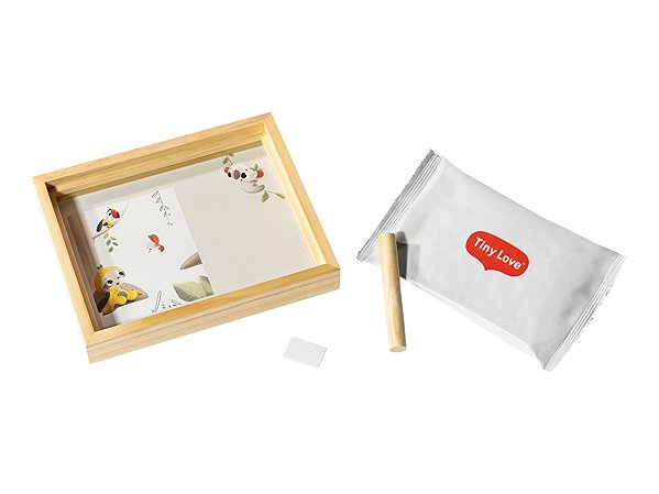 Tiny Love Simple Frame Wooden Tiny Creations Fingerprint Set .