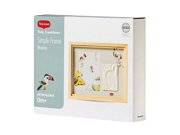 Tiny Love Simple Frame Wooden Tiny Creations Fingerprint Set .