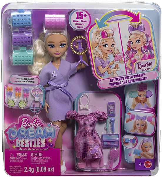 Barbie Dream Besties Malibu doll with accessories.