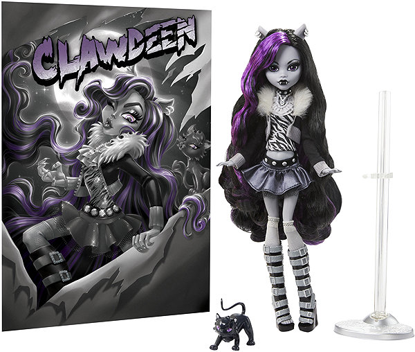 Monster High Reel Drama Clawdeen doll.