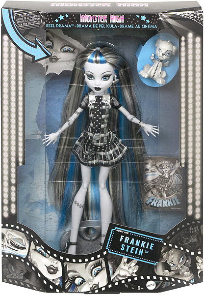 Monster High Reel Drama Frankie doll.