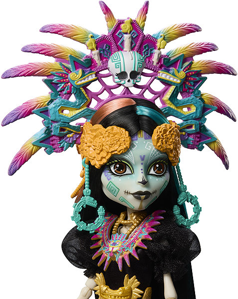 Monster High Skullector Skelita Calaveras doll.