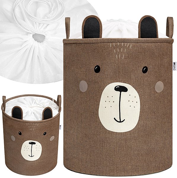 Úložný box Sipo Kôš na hračky XL 63 l Brown Bear ...