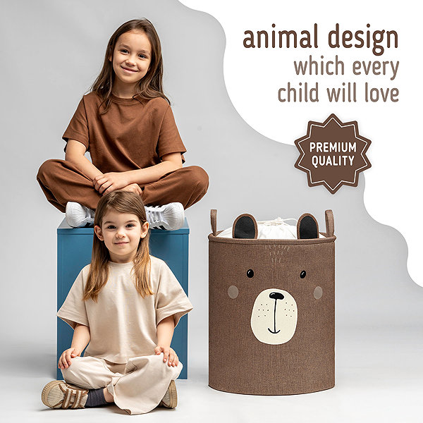 Úložný box Sipo Kôš na hračky XL 63 l Brown Bear ...