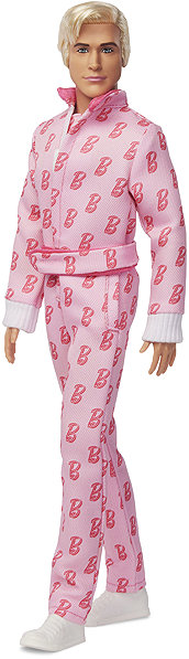 Barbie The Movie Ken doll in pink movie style.