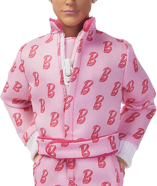 Barbie The Movie Ken doll in pink movie style.