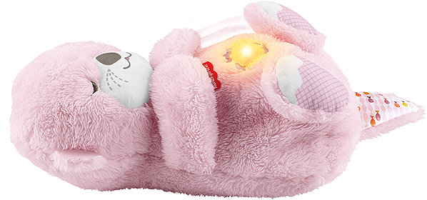 Fisher-Price Cuddly and soothing pink otter .
