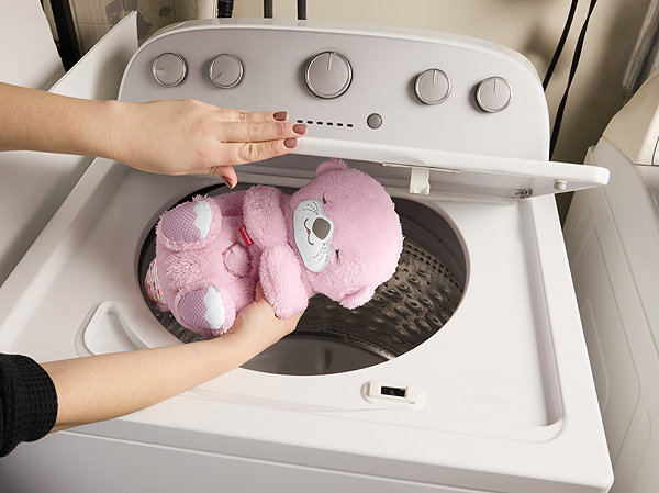 Fisher-Price Cuddly and soothing pink otter .