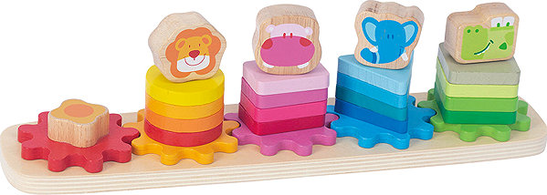 Babu Animal Puzzle stacking rings.