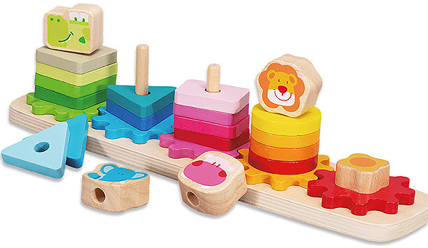 Babu Animal Puzzle stacking rings.
