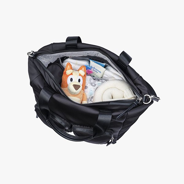 Prebaľovacia taška na kočík Bababing Soft shell Black ...