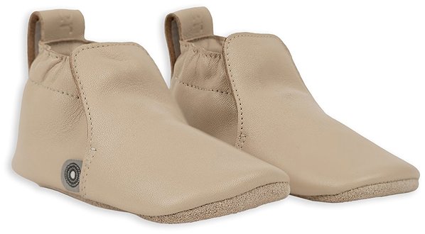 Lodger Leather slippers Beige 15-18m .