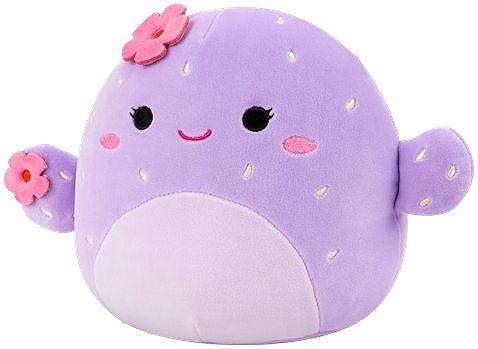 Squishmallows Purple Cactus Adrienne plushie.
