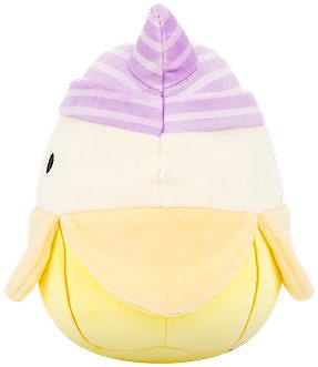 Squishmallows Banana plush with Junie hat.