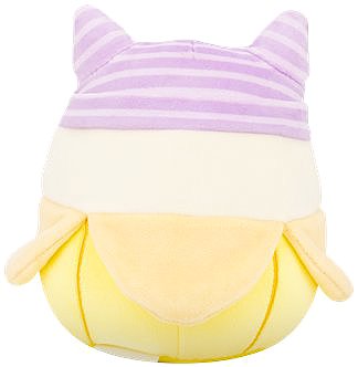 Squishmallows Banana plush with Junie hat.