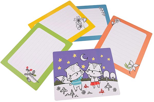 colouring page Quido - Painting with colours - Forest animals .