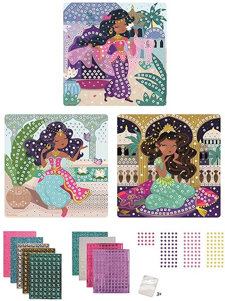 Mosaik für Kinder Sycomore Stick & Fun Mosaic einer Geschichte aus Tausendundeiner Nacht ...