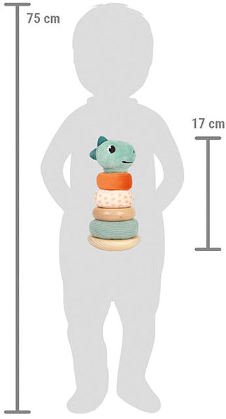 Small Foot Dino stacking rings.