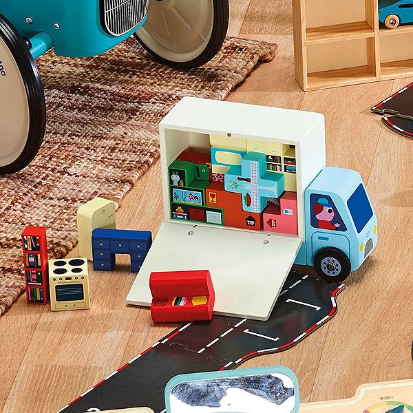 Vilac Load It Right! Movers shape sorter.