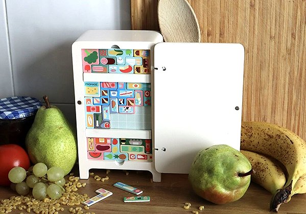 Vilac Get It Right! Refrigerator shape sorter.