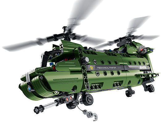 Építőjáték iM. Master Helikopter 2in1 mechanikus meghajtással ...