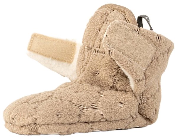 Lodger Slipper Folklore Fleece Beige 0-3m .