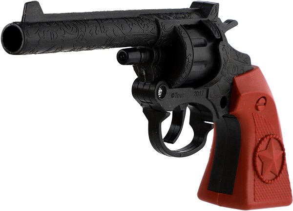 Detská pištoľ Teddies - Revolver na kapsule 8 rán 20 cm ...