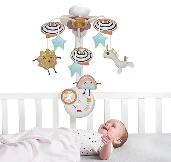 Tiny Love Unicorn Wonderlands cot mobile.