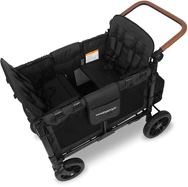 Baby Buggy Wonderfold Baby stroller for 4 children W4 Luxe volcano black ...