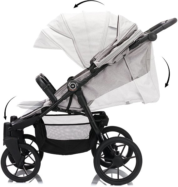 Baby Buggy Fillikid Duette grey ...