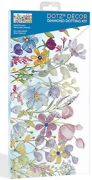 Diamond painting Diamond Dotz Décor Wildflowers .
