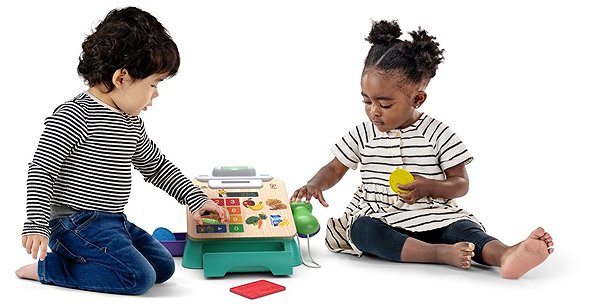 Baby Einstein Magic Touch Hape toy cash register.