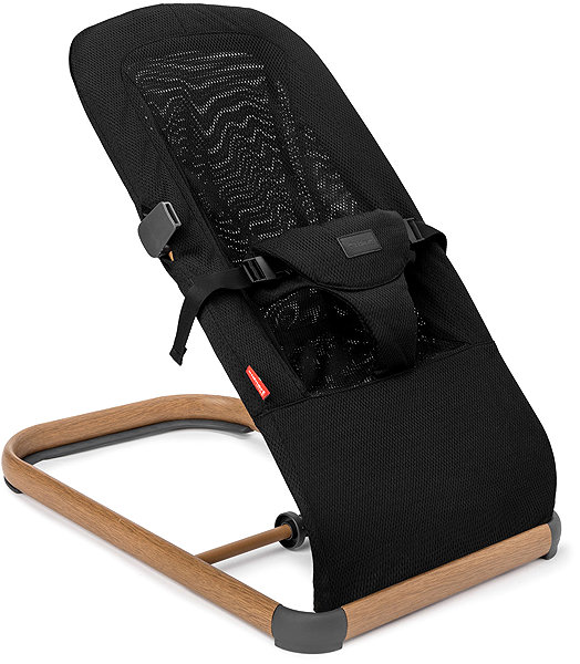 Kidnort Moln baby bouncer in black.