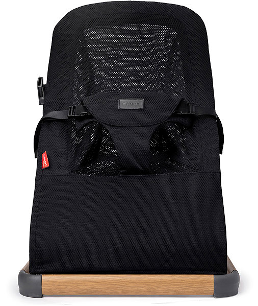 Kidnort Moln baby bouncer in black.