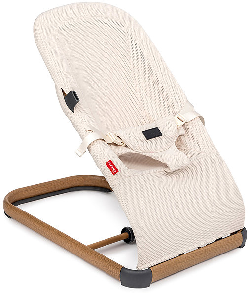 Kidnort Moln baby bouncer in beige.