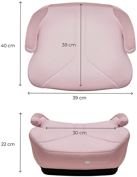 Kinderkraft I-Boost 2 Pink booster seat.