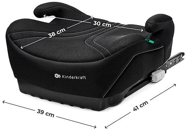 Kinderkraft I-Boost 2 Pro Black booster seat.